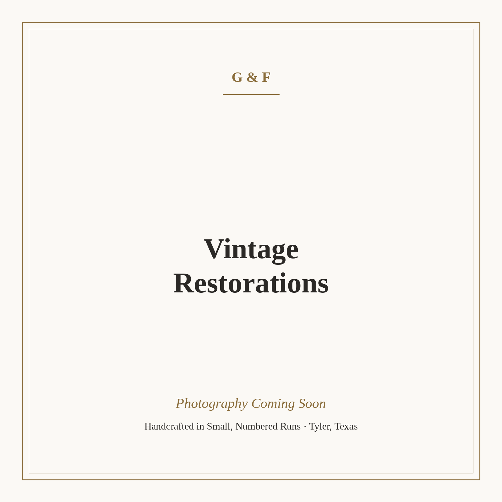 Vintage Restorations